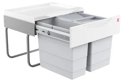 Immagine prodotto di Hailo Raumspar-Tandem-S 18 + 12 l con coperchio