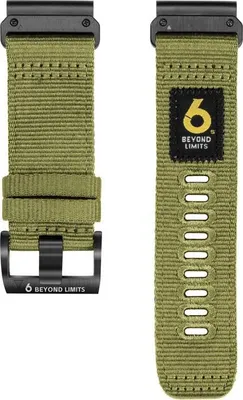 Image de INF Bracelet de montre en nylon à dégagement rapide pour Garmin Fenix Vert 22 mm