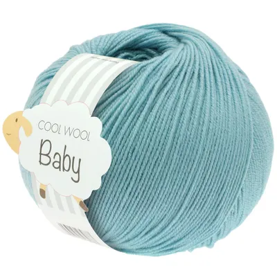 Produktbild von Lana Grossa COOL WOOL BABY 50 g sanfte Babywolle, super fein, atmungsaktiv 220 m Farbe 261 - Mint