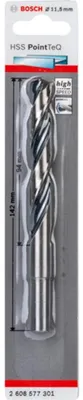 Obrázok produktu pre Bosch 2 608 577 301, Vŕtačka, Špirálový vrták, rotácia vpravo, 1,15 cm, 142 mm, Oceľ, liatina