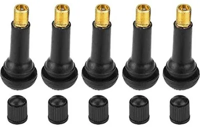 Produktbild von Famanu Ventil für Reifen - 100 Stück Tubeless Ersatzventile in Schwarz
