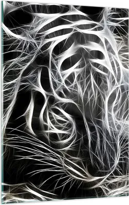Produktbild von Bilder auf glas - Einteilig - Abstraktion modern - 50x70cm - Glasbilder - Wandbilder - Bilder - zum Aufhängen bereit - Wanddekoration aus Glas - Glas Bilder - Wandbild auf Glas - GPA50x70-3561