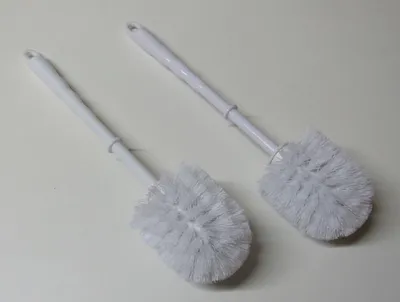 Produktbild von 2er Set WC Bürste Weiß Klobürste Bürstenkopf Ersatz Toilettenbürste 662397