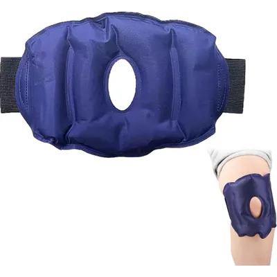 Produktbild von Knie-Kühlpad,wiederverwendbarer Gel-Eisbeutel,zur Linderung von Knieschmerzen,Kalt-/Warmtherapie-Kühlpad,für nach Knie,bei Arthritis und Schwellungen