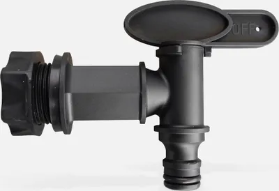 Produktbild von sweeek - Wasserhahn für Regenwassertanks - Schwarz