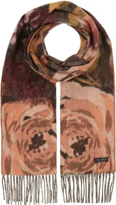 Produktbild von FRAAS Schal Cashmink Scarf With Romantic Floral Design Pale Peach mehrfarbig