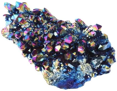 Zdjęcie produktu dla Szczeliny kryształowe. Naturalne kamienie szlachetne - surowe kamienie - geody, "potwory" kamienne - dekoracje Feng Shui, wzmacniające aurę - waga: 20-30 g - kryształ tęczowy