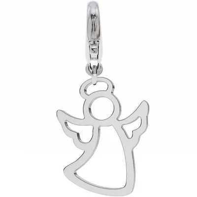 Engel Charm Anhänger I Armband-Echtschmuck I Schutzsymbol für alle