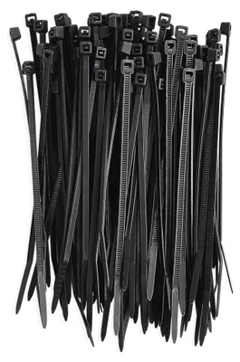 Kabelbinder 100×2,5, schwarz, 100 Stk