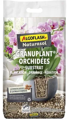Obrázok produktu pre Substrát ALGOFLASH NATURASOL Granuplant pre orchideje, drenážny substrát, 5 litrov