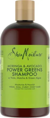 Productafbeelding van Shea Moisture Moringa & Avocado Power Greens Shampoo (384 ml)