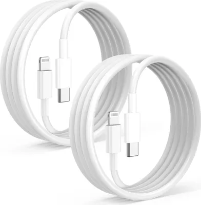 Produktbild von 1 m langes iPhone-Schnellladekabel (1 Stück), USB-C-auf-Lightning-Ladekabel für Apple iPhone 14, 13, 12, 11 Pro, XR, XS, XS Max, X, 8 und X 8