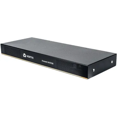 Produktbild von Vertiv Avocent AV 3108, 1680 x 1050 Pixel, Ethernet/LAN, Rack-Einbau, 1U, 18 W, Schwarz
