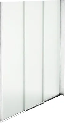 Immagine prodotto di Milani Home - laterale in vetro per pergola bioclimatica, 270 x 3 x 238 cm, bianco