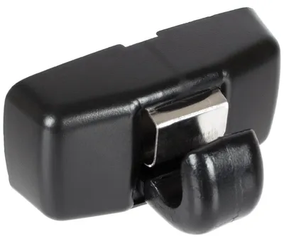 Produktbild von Halterung für Sonnenblendenhaken, schwarz, passend für Audi A2 8Z, A3 8L, A4 B5, B6, B7, A5 8T, A8 D2, D3, D4