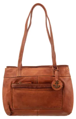 Produktbild von Harbour 2nd UP.15098 Zea 2 Damen Schultertasche Leder Tasche cognac