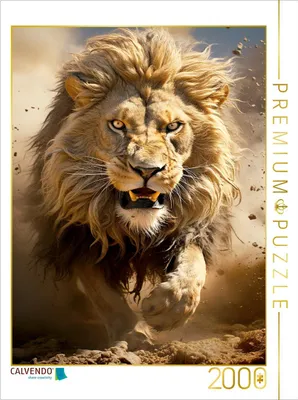 Produktbild von CALVENDO Puzzle Löwe | 2000 Teile Lege-Größe 90x67cm Foto-Puzzle für glückliche Stunden