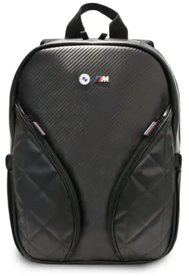 Obrázek produktu pro Batoh na notebook BMW Carbon Pockets & Metal Logo 16" - černý