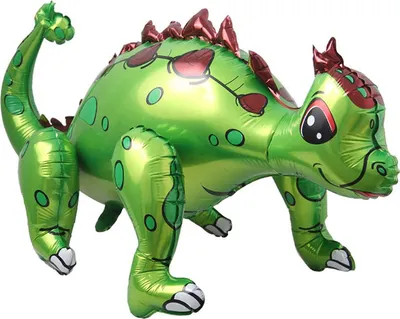 Produktbild von Folienballon 3D Dinosaurier mit beweglichen Beinen, 04 Grün ca. 73 x 36 cm