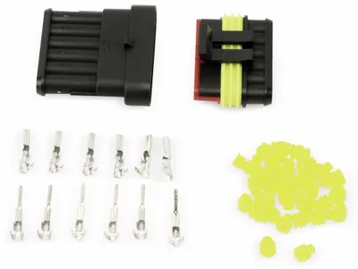 Image de Kit de connecteurs étanches, IP65, 6 pôles