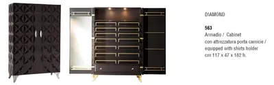 Produktbild von Italienische Einrichtung Schränke Neu Schlafzimmer Kleiderschrank Schrank Möbel