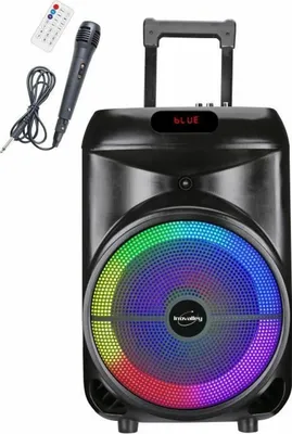 Produktbild von Trolley-Lautsprecher – INOVALLEY – KA122 – 700 W – Bluetooth – beleuchtet
