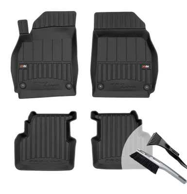 Produktbild von moto-MOLTICO 3D Gummimatten Auto, 4-teiliges Set, Allwetter Gummi Fußmatten, Antirutsch & Wasserfest Autoteppiche - passend für Saab 9-3 II 2002-2015