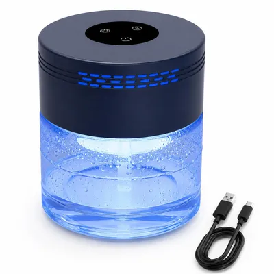 Produktbild von Ultraschall Luftbefeuchter 2,5L, USB Luftreiniger mit Wasserfilter, leiser Vernebler mit LED Licht, Aroma Diffuser für Schlafzimmer, Büro & Zuhause
