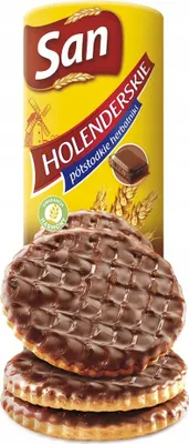 Obrázek produktu pro Ciastka kruche Holenderskie oblane czekoladą 170 g