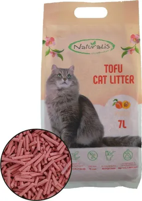Produktbild von Naturalis TOFU Katzenstreu mit Pfirsichduft 7 l