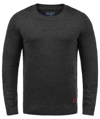 Produktbild von BLEND BHLars Herren Strickpullover Feinstrick Pullover mit Rundhals-Ausschnitt Baumwollmischung Regular fit