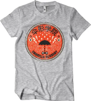 Produktbild von The Umbrella Academy Distressed Patch T-Shirt - X-Large - HeatherGrey