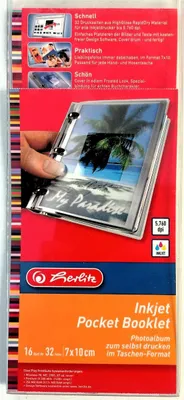 Produktbild von Herlitz Photoalbum zum selbst drucken 16 Blatt 7 x 10 cm