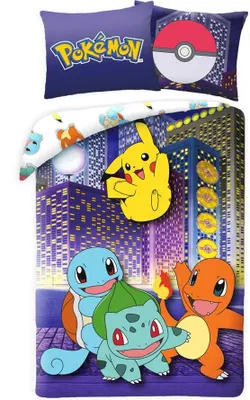 Zdjęcie produktu dla Pokémon Bettbezug City 140 x 200 cm