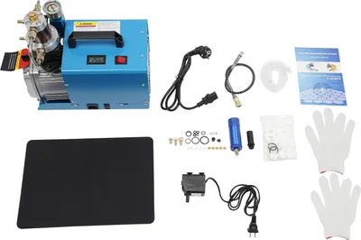 Produktbild von Luftkompressor Tauchkompressor - Elektrischer PCP-Kompressor - 300 bar - 1800 W - 49 l/min - Für Tauchflaschen und Paintballflaschen
