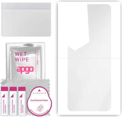 Produktbild von apgo Rückseite Schutzfolie, klar, kompatibel mit Tecno Pova 4, Hinten Hydrogel-Displayschutzfolie mit Positionierhilfe, kratzfest, einfache Montage