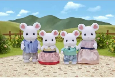 Produktbild von Sylvanian Families Mäuse: Familie Marshmallow