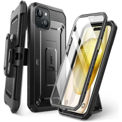 Produktbild von Outdoor Hülle für iPhone 15 Plus (6.7") 360 Grad Schutzhülle mit Displayschutz Schwarz