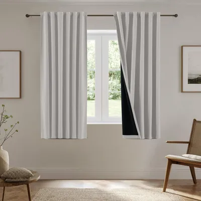 Immagine prodotto di Elzusha - Set di 2 tende oscuranti - 140 x 175 cm - Isolanti termicamente e fonoassorbenti