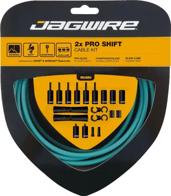 Immagine prodotto di JAGWIRE Schaltzugset Road & Mountain Pro 2x, Farbe:Bianchi Celeste