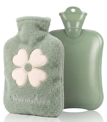 Produktbild von Wärmflasche mit Bezug 1L auslaufsicher PVC Lammfell für Wintertage