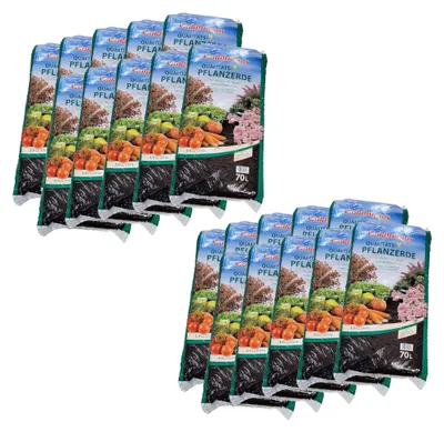 Produktbild von Goldhumus Qualitäts-Pflanzerde 20x70 Liter Hülskamp Erde