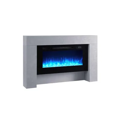 Produktbild von Elektrokamin Standkamin BALDERIA Herkules – Heizung bis 2000 W, betonoptik