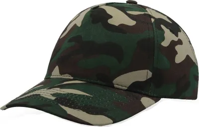 Image de Atlantis Casquette de Baseball avec 5 Panneaux AB220 (Taille Unique) (motif camouflage)