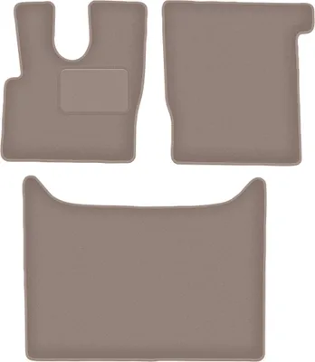 Image de Tapis de sol en velours pour Daf XF 106 Automatic (2017) - tapis de sol avant LUX beige (2 pièces)