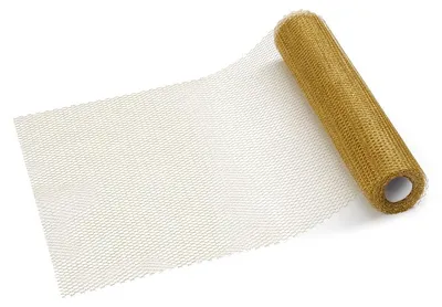 Produktbild von 48x Netz Tischläufer, gold, 0,36 x 9 m