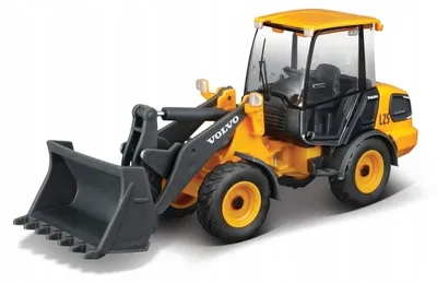Image de Volvo L25, chargeuse électrique, modèle réduit Bburago, référence 18-32091, jouet et modèle réduit pour collectionneurs et enfants