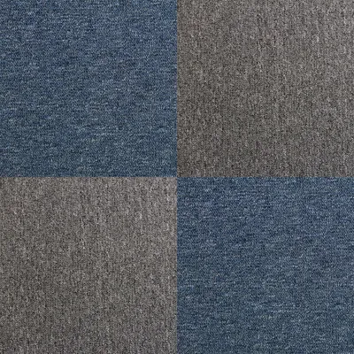 Immagine prodotto di MonsterShop - 40 piastrelle di moquette, 50 x 50 cm, per 10 m², nei colori blu e antracite