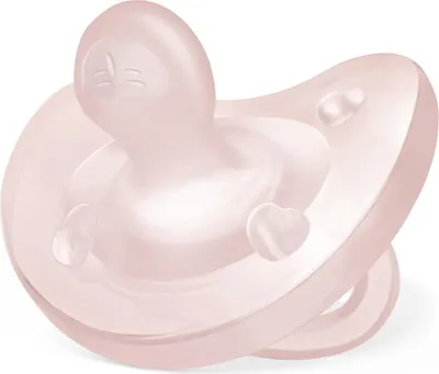 Obrázek produktu pro CHICCO Dudlík Physio celosilikonový 0-6m holka 1 ks