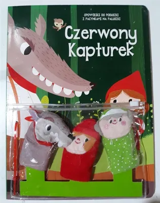 Productafbeelding van Książka dla Dzieci Czerwony Kapturek - Opowieści do Poduszki z Pacynkami